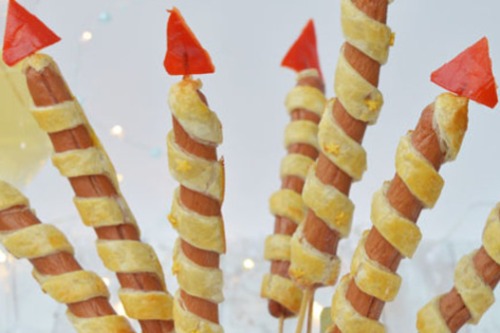 vuurwerk hapjes maken