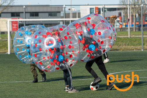 We gaan dubbelvoetballen met de Politie van Voorne aan zee